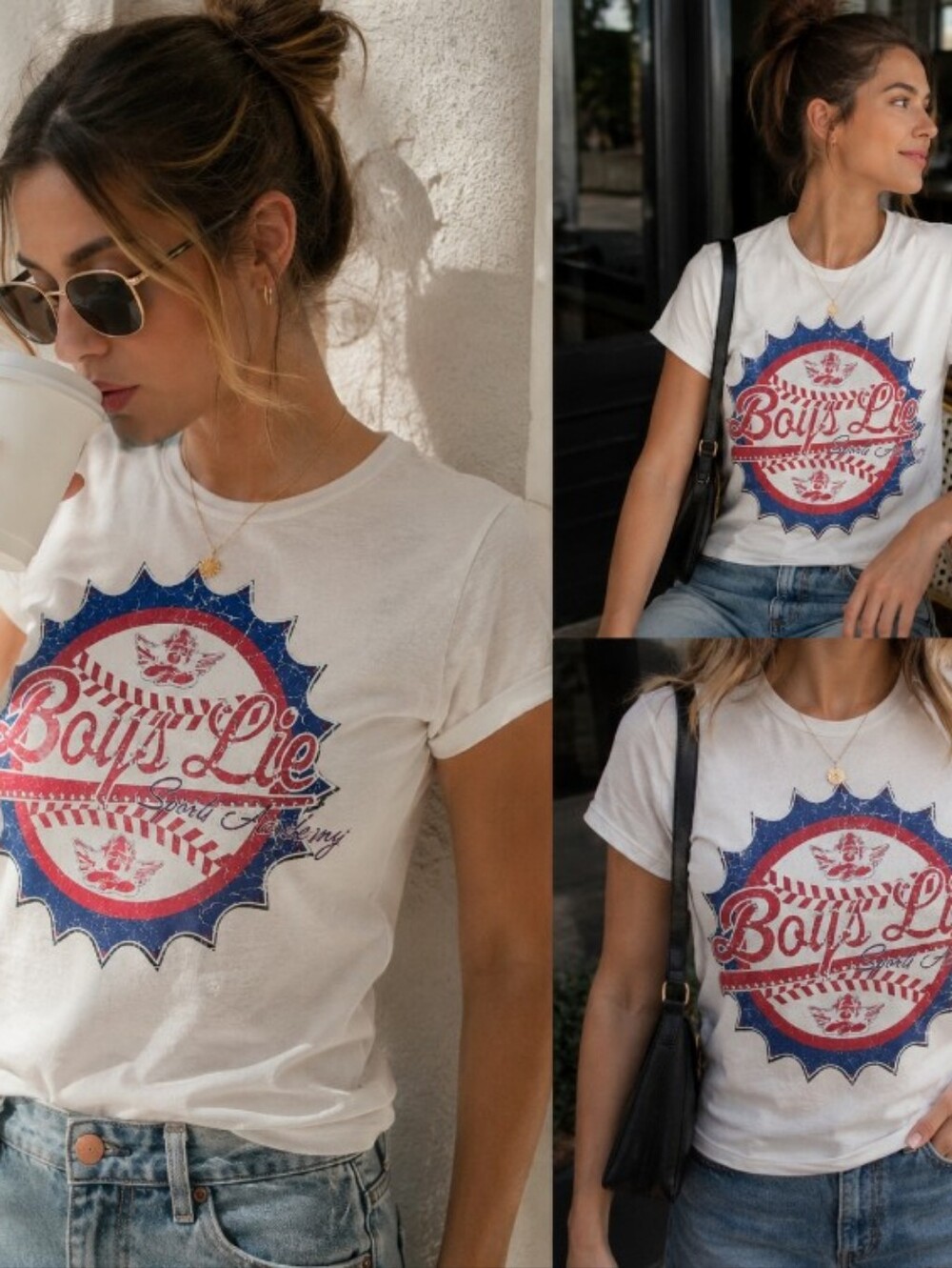GRAPHIC BOYS LIE SPORTY SPICE BABY TEE SHIRT NUMBER WITH SHINY STUDS - Picture 5 of 5
